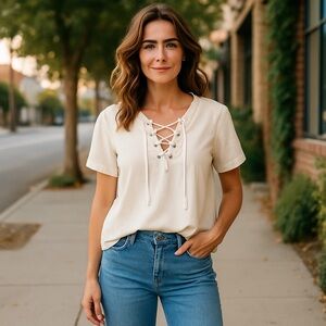 AG ADRIANO GOLSCHMIED Top. Size Large